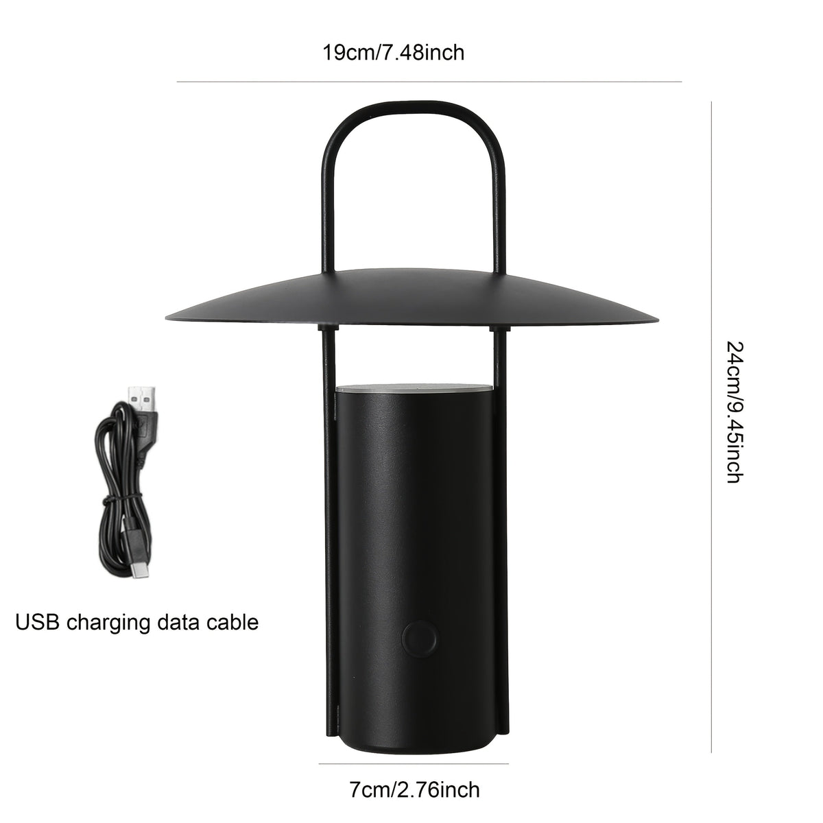 Rechargeable Handle Lantern Table Lamp