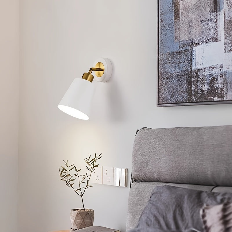 Adjustable Metal Shade Wall Light