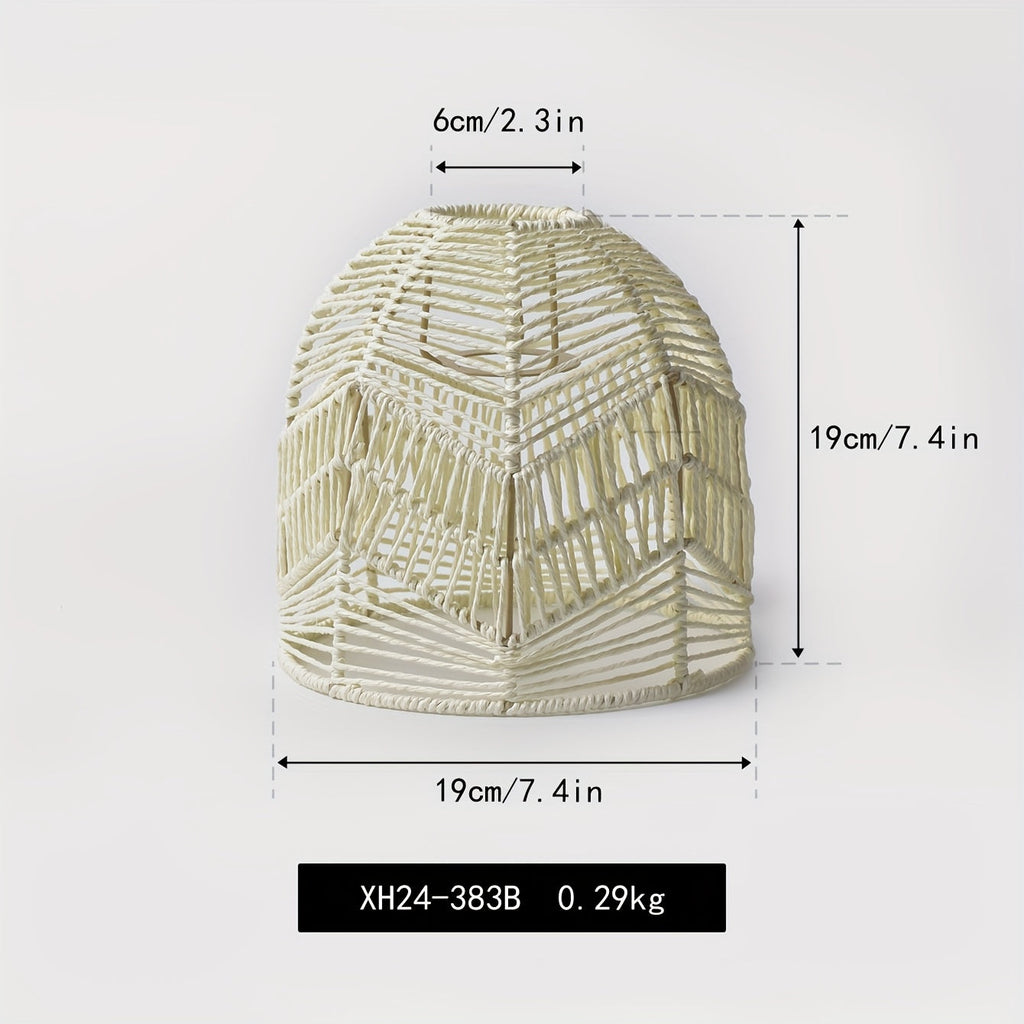 Woven Paper Rope Bell Lampshade