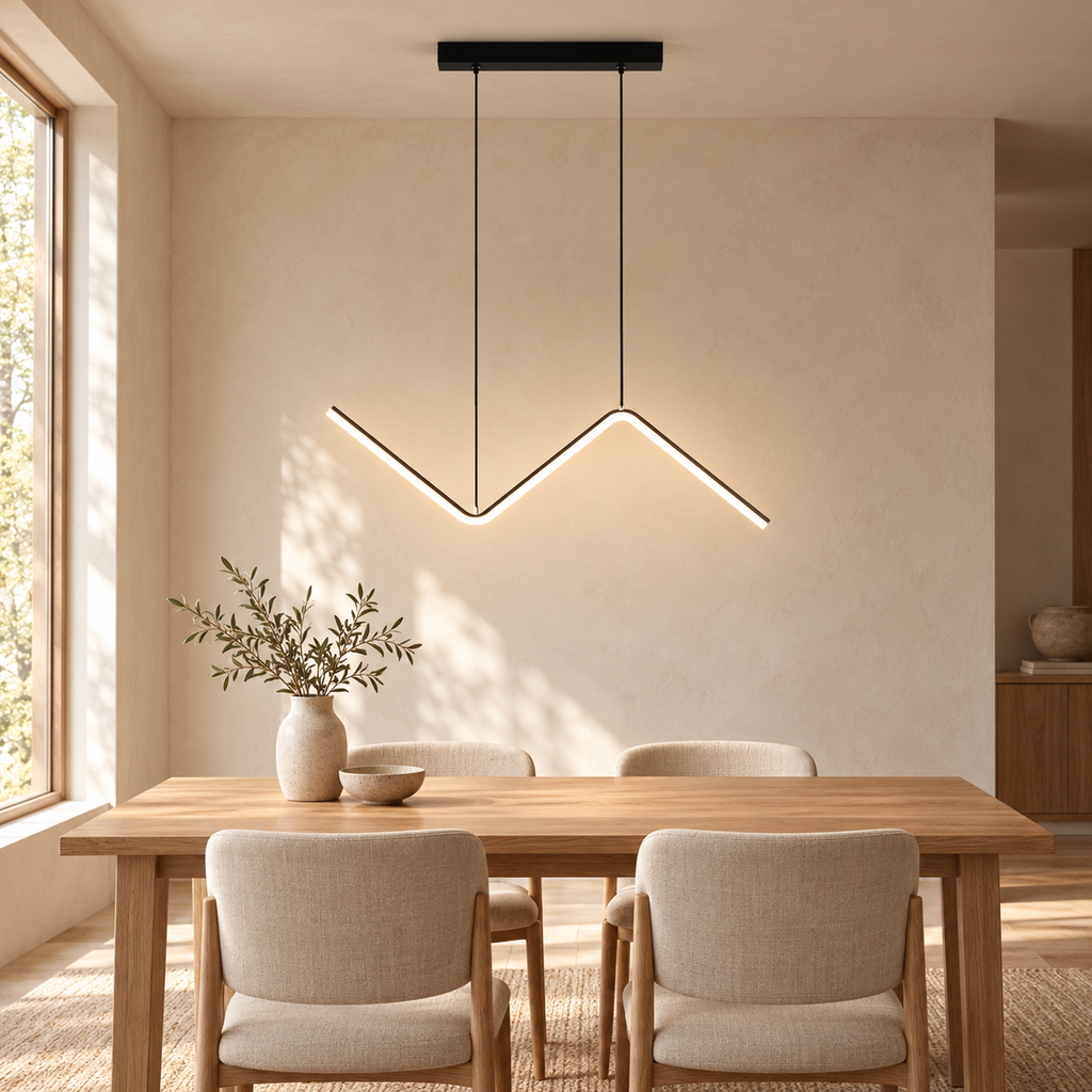 Aven Aluminium Linear Pendant Light
