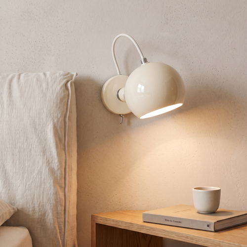 Asta Adjustable Metal Dome Wall Light