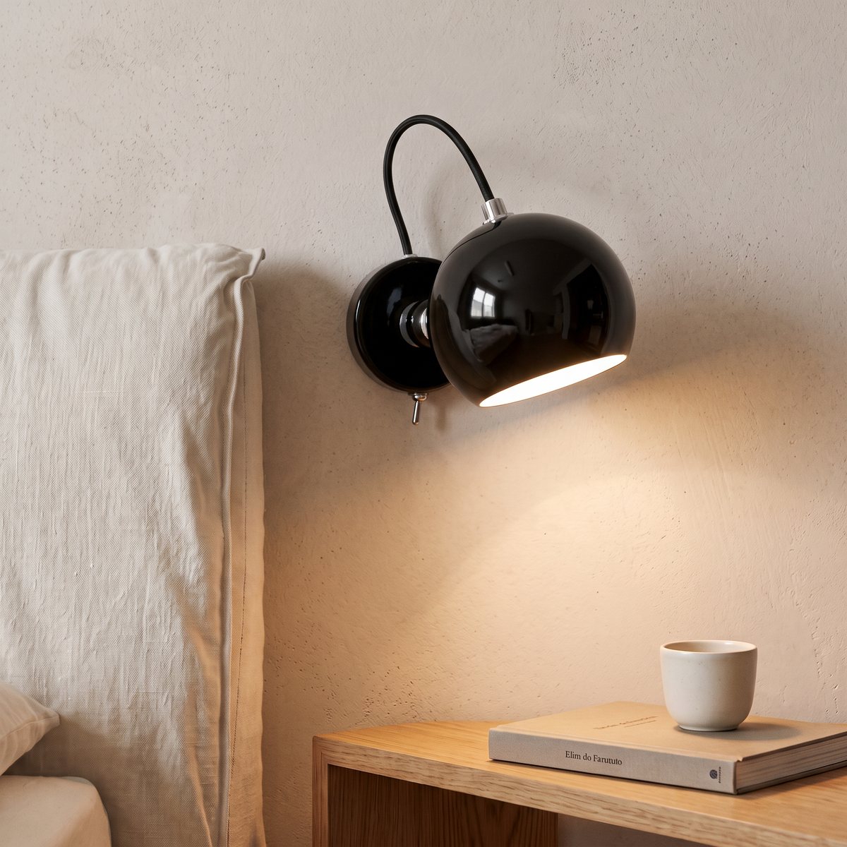 Asta Adjustable Metal Dome Wall Light