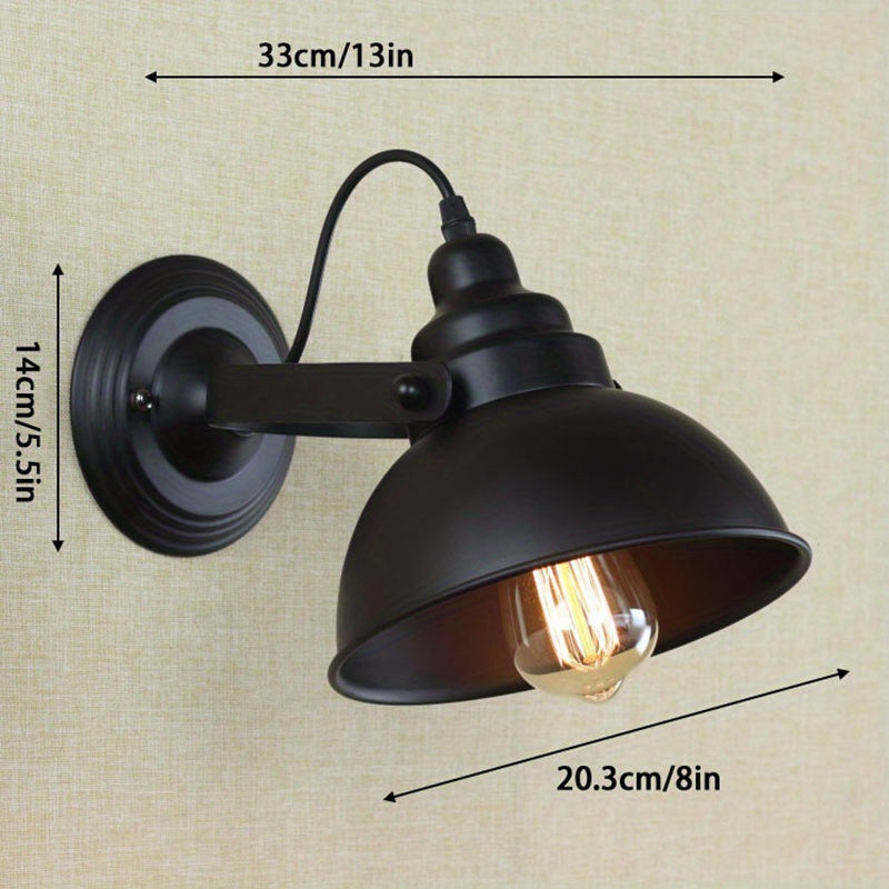 Industrial Adjustable Metal Wall Light
