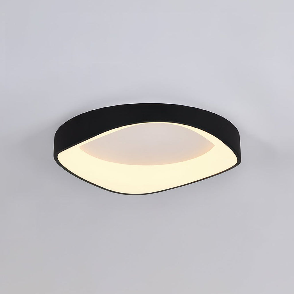 Fenna Wood Grain LED Ceiling Light, 40 or 50cm