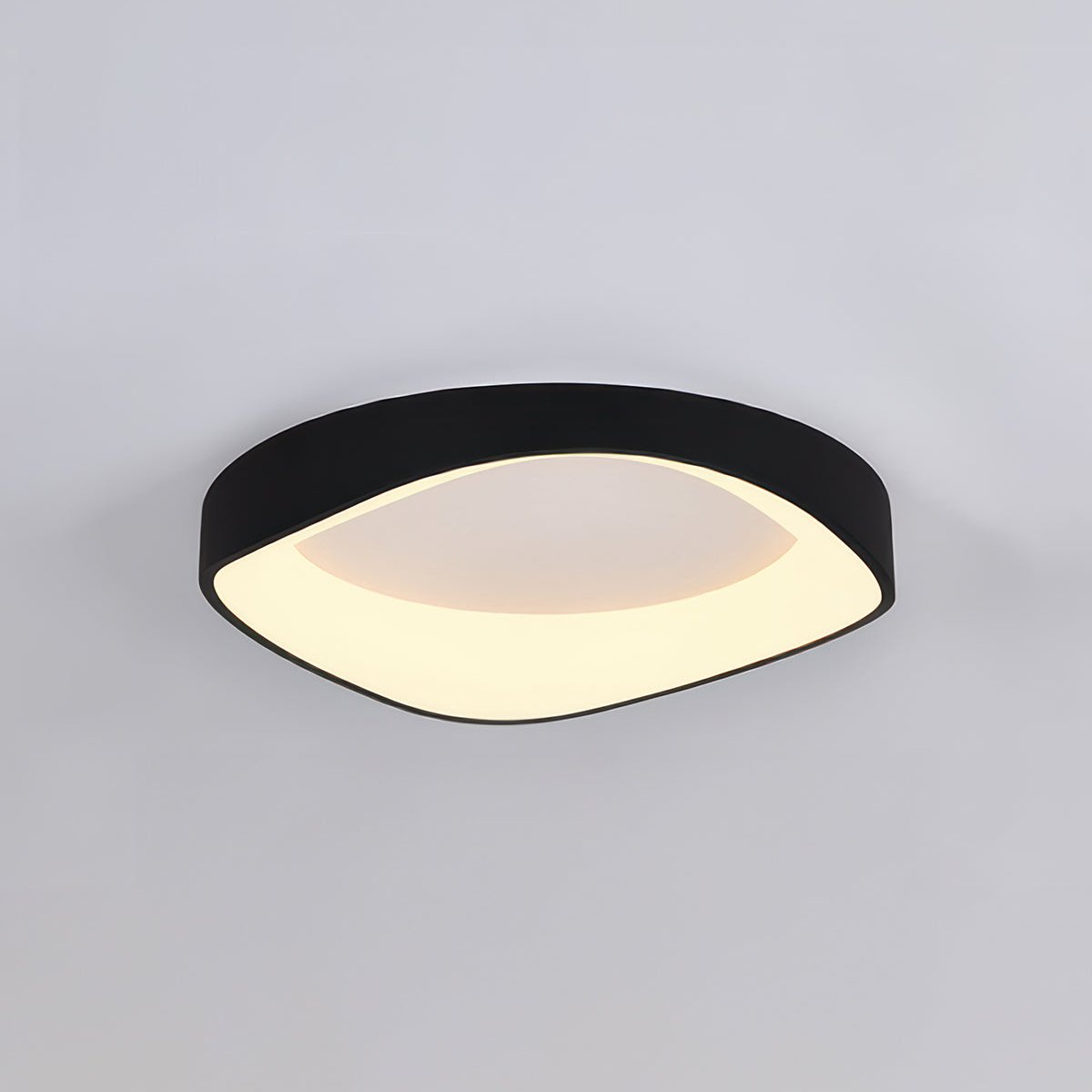 Fenna Wood Grain LED Ceiling Light, 40 or 50cm