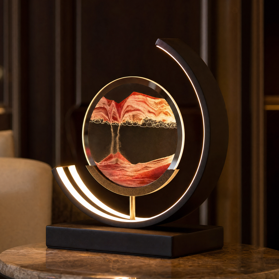 Dunelight Moving Sand Art LED Table Lamp