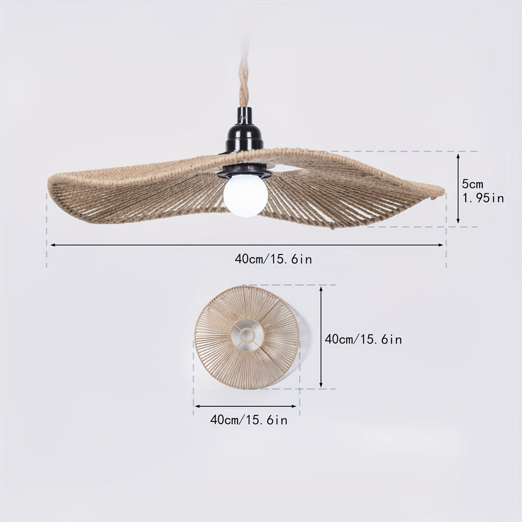 Wave Paper Rope Pendant Lampshade