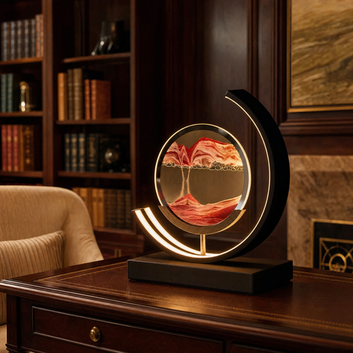 Dunelight Moving Sand Art LED Table Lamp