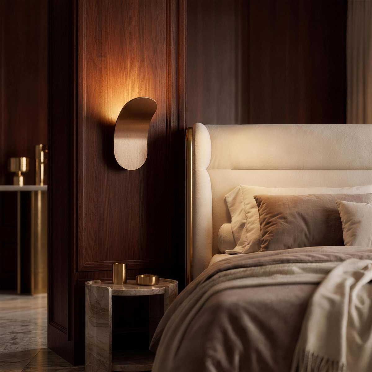 Arlo Curved Minimalist LED Wall Light
