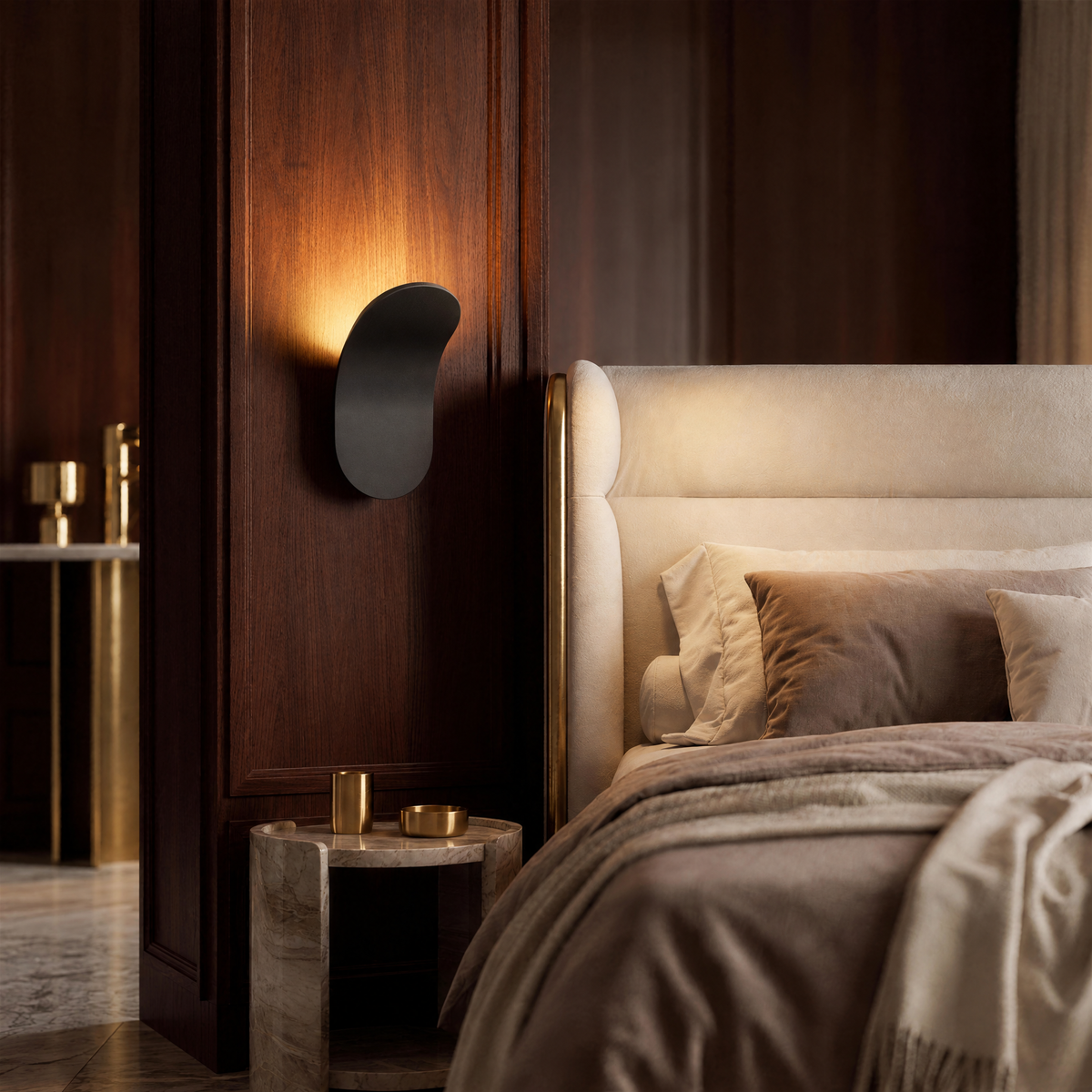 Arlo Curved Minimalist LED Wall Light
