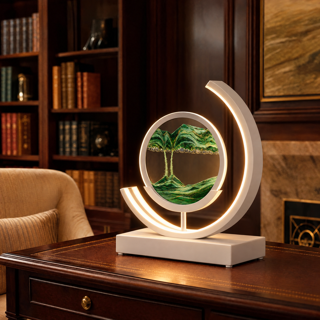 Dunelight Moving Sand Art LED Table Lamp
