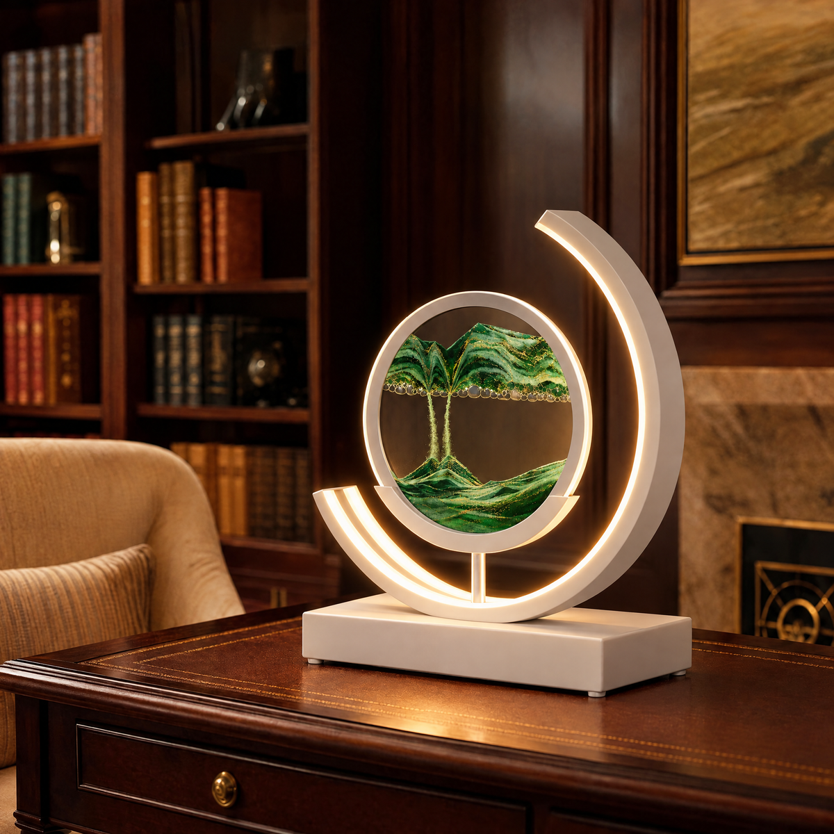 Dunelight Moving Sand Art LED Table Lamp