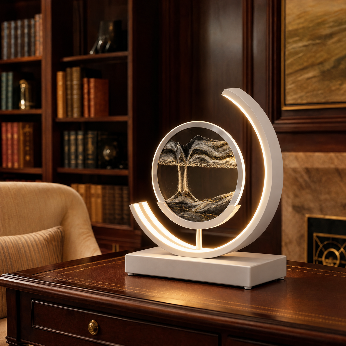 Dunelight Moving Sand Art LED Table Lamp