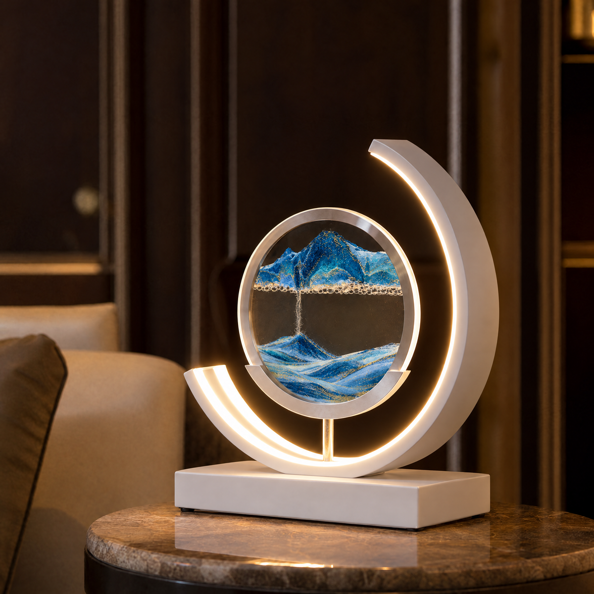 Dunelight Moving Sand Art LED Table Lamp