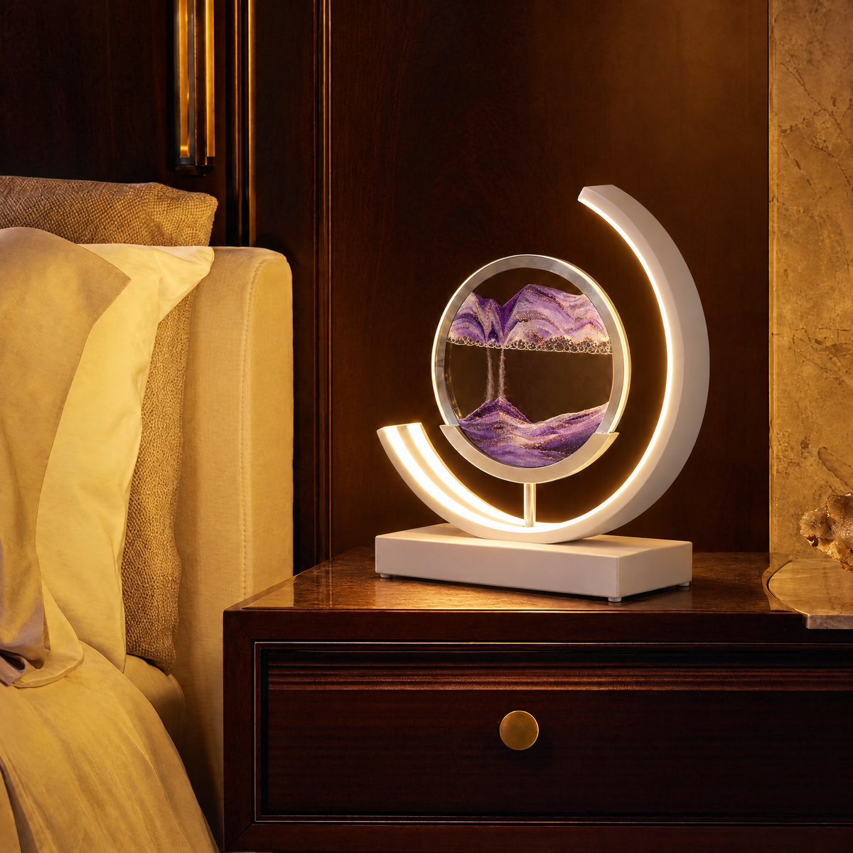 Dunelight Moving Sand Art LED Table Lamp