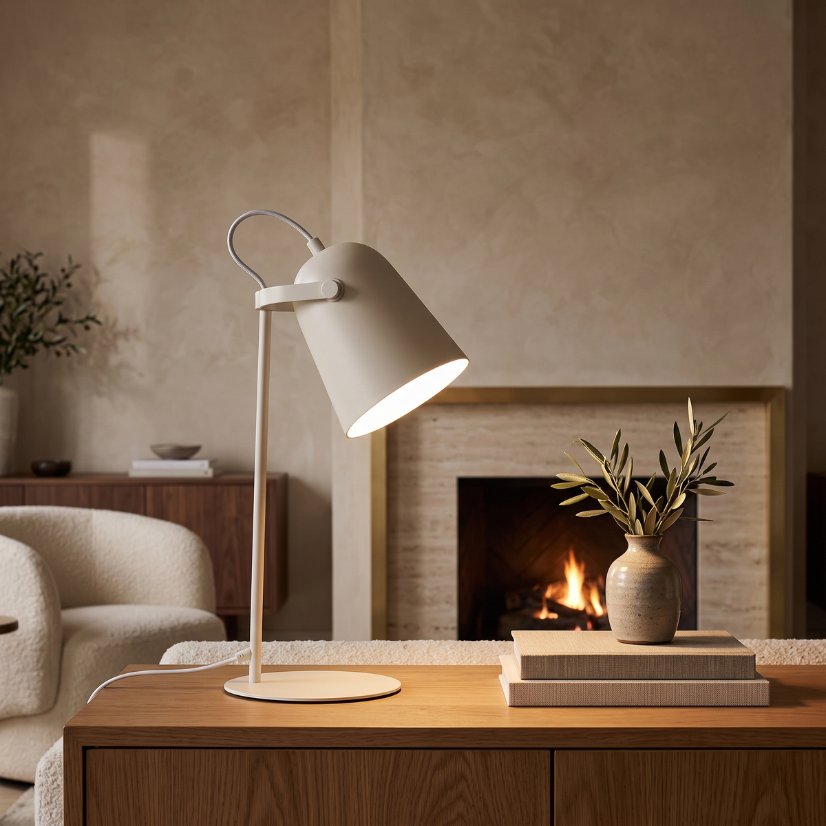 Soren Nordic Metal LED Desk Lamp