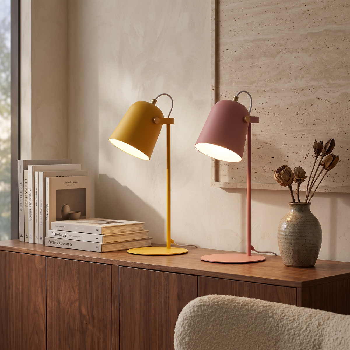 Soren Nordic Metal LED Desk Lamp