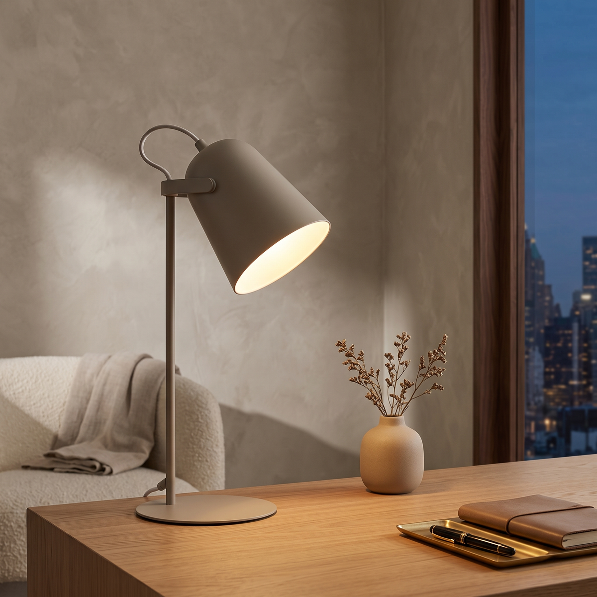 Soren Nordic Metal LED Desk Lamp