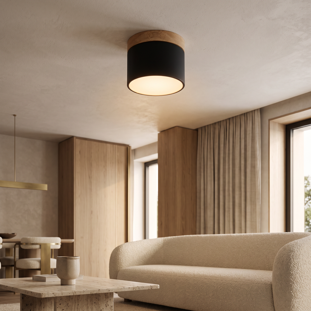 Pip Macaron Mini LED Flush Ceiling Light
