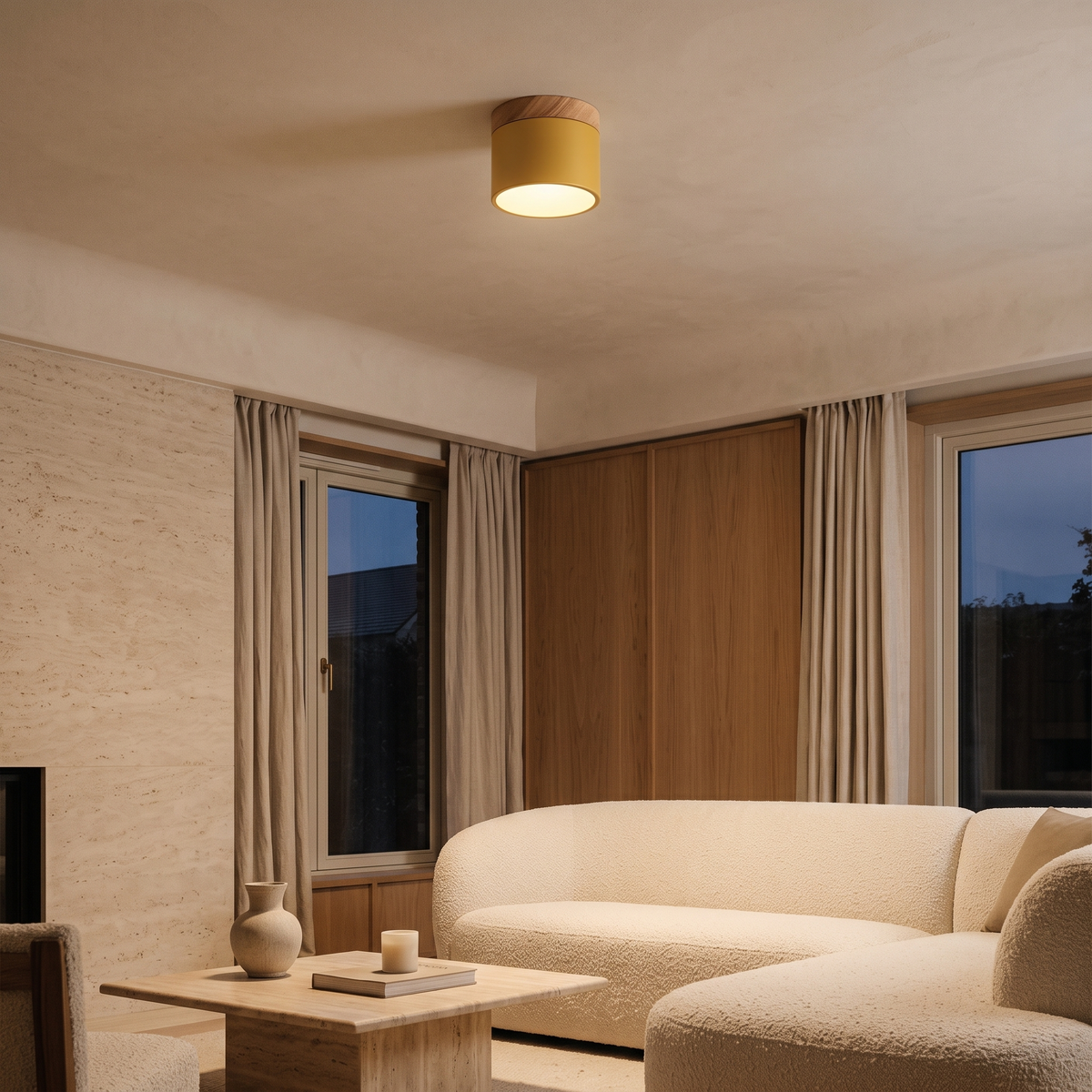 Pip Macaron Mini LED Flush Ceiling Light