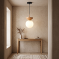 Linnea Opal Glass Ball Pendant & Ceiling Light