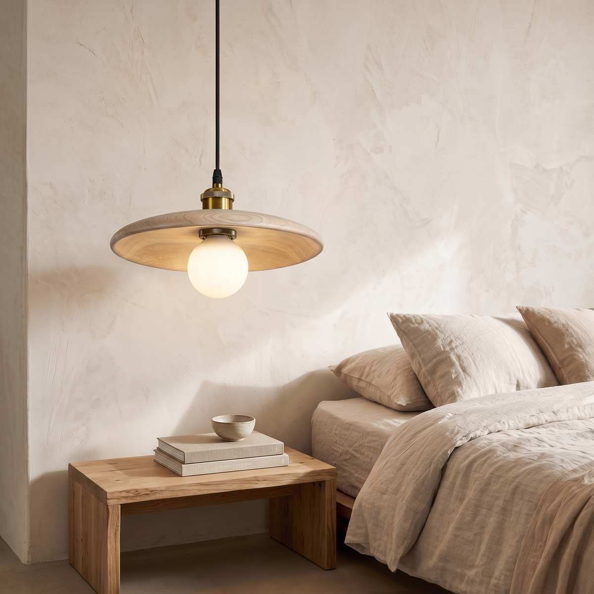 Ylva Solid Wood Nordic Pendant Light