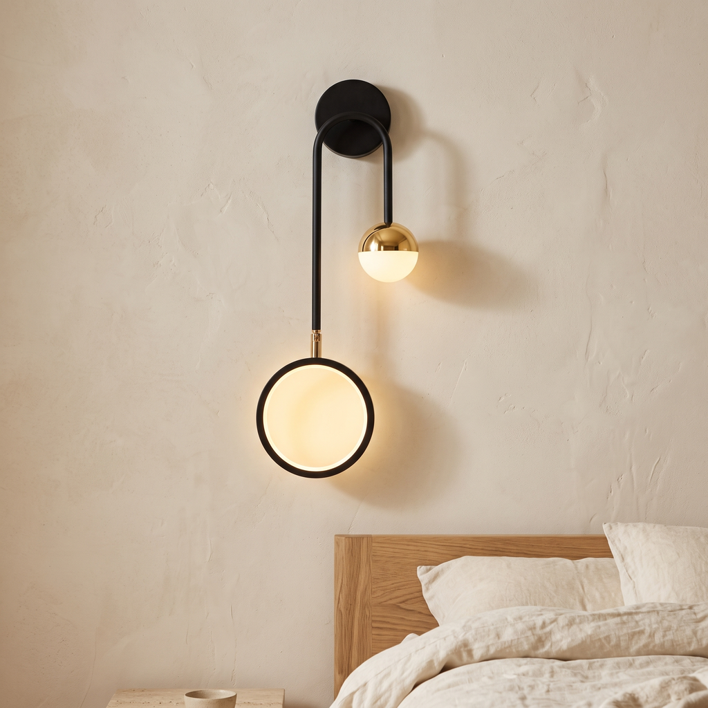Orbis Circular Acrylic LED Wall Light