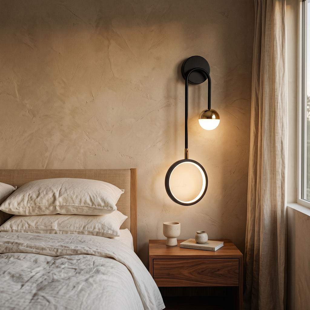 Orbis Circular Acrylic LED Wall Light