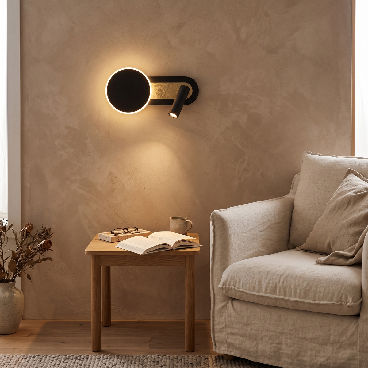 Halobeam Dual LED Reading Wall Light