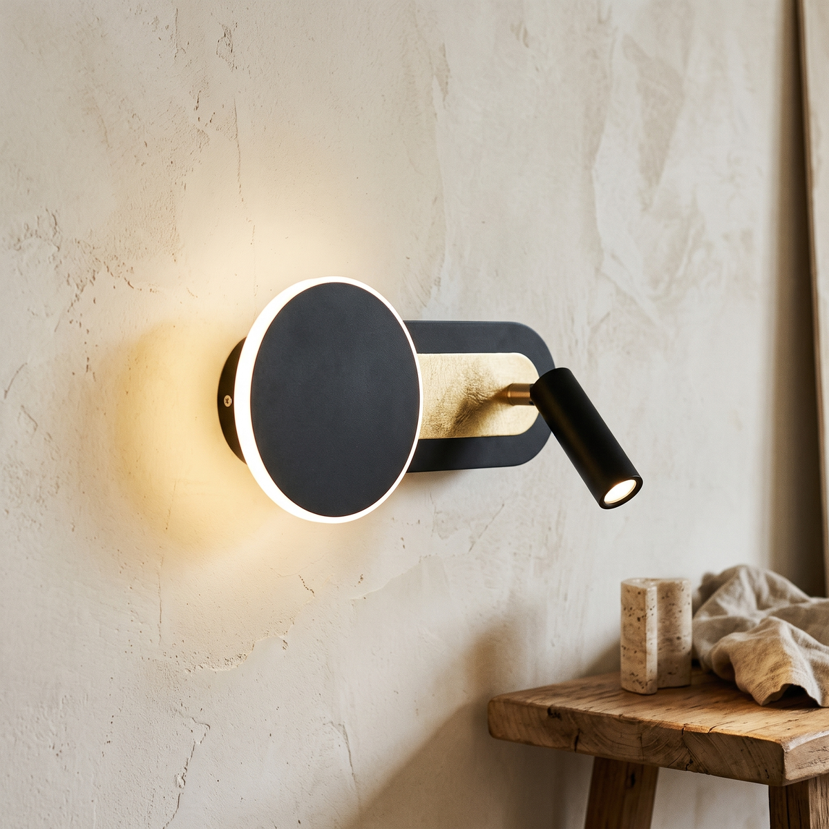 Halobeam Dual LED Reading Wall Light