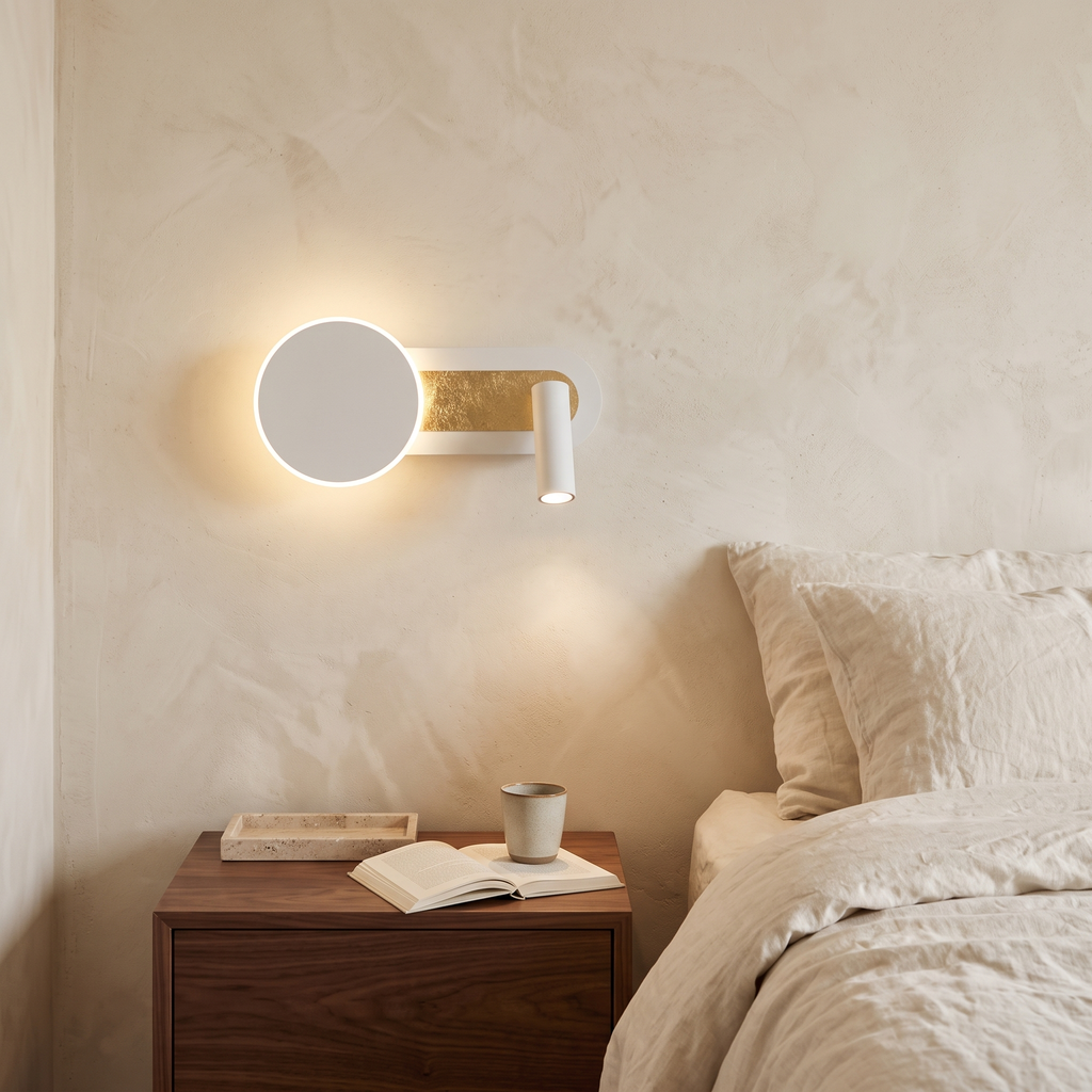 Halobeam Dual LED Reading Wall Light