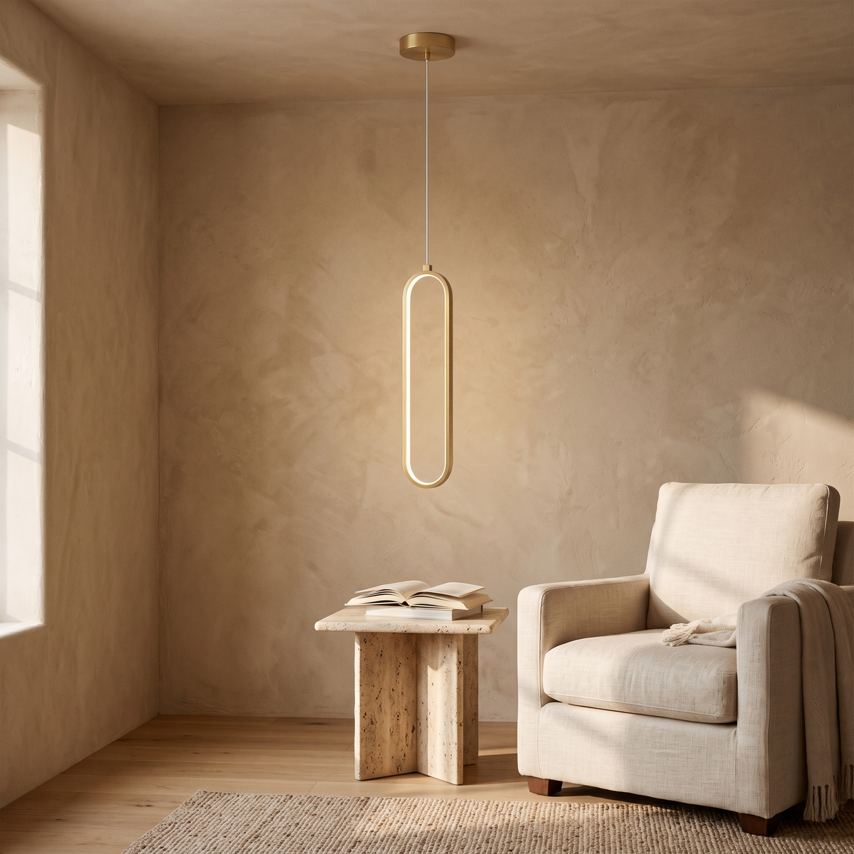 Neri Oval LED Pendant Light