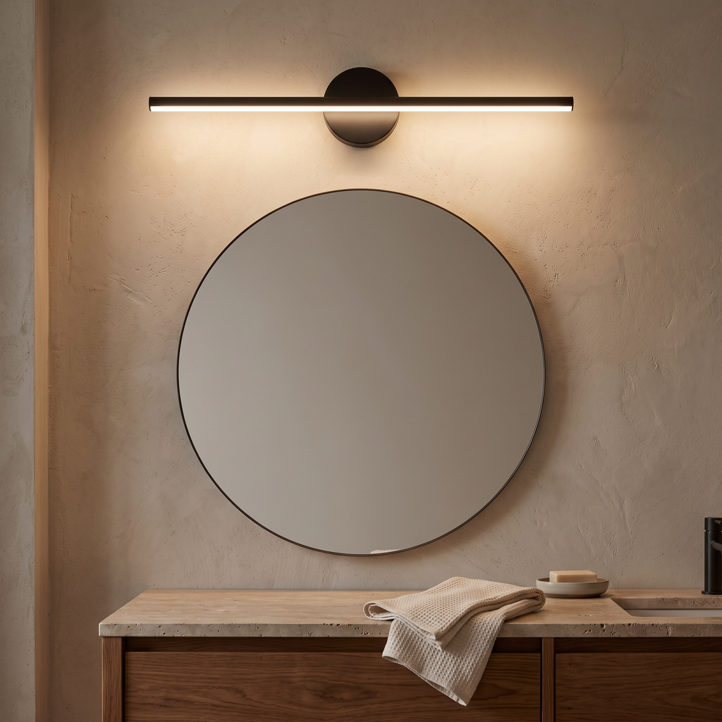 Linea Aluminium LED Mirror Wall Light