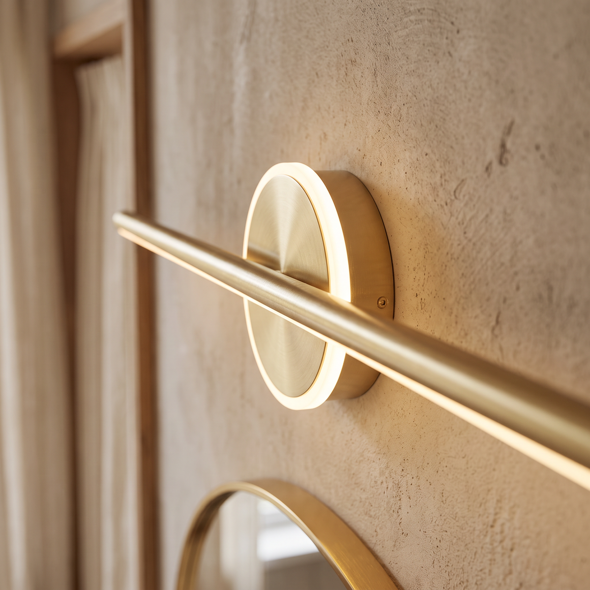 Linea Aluminium LED Mirror Wall Light