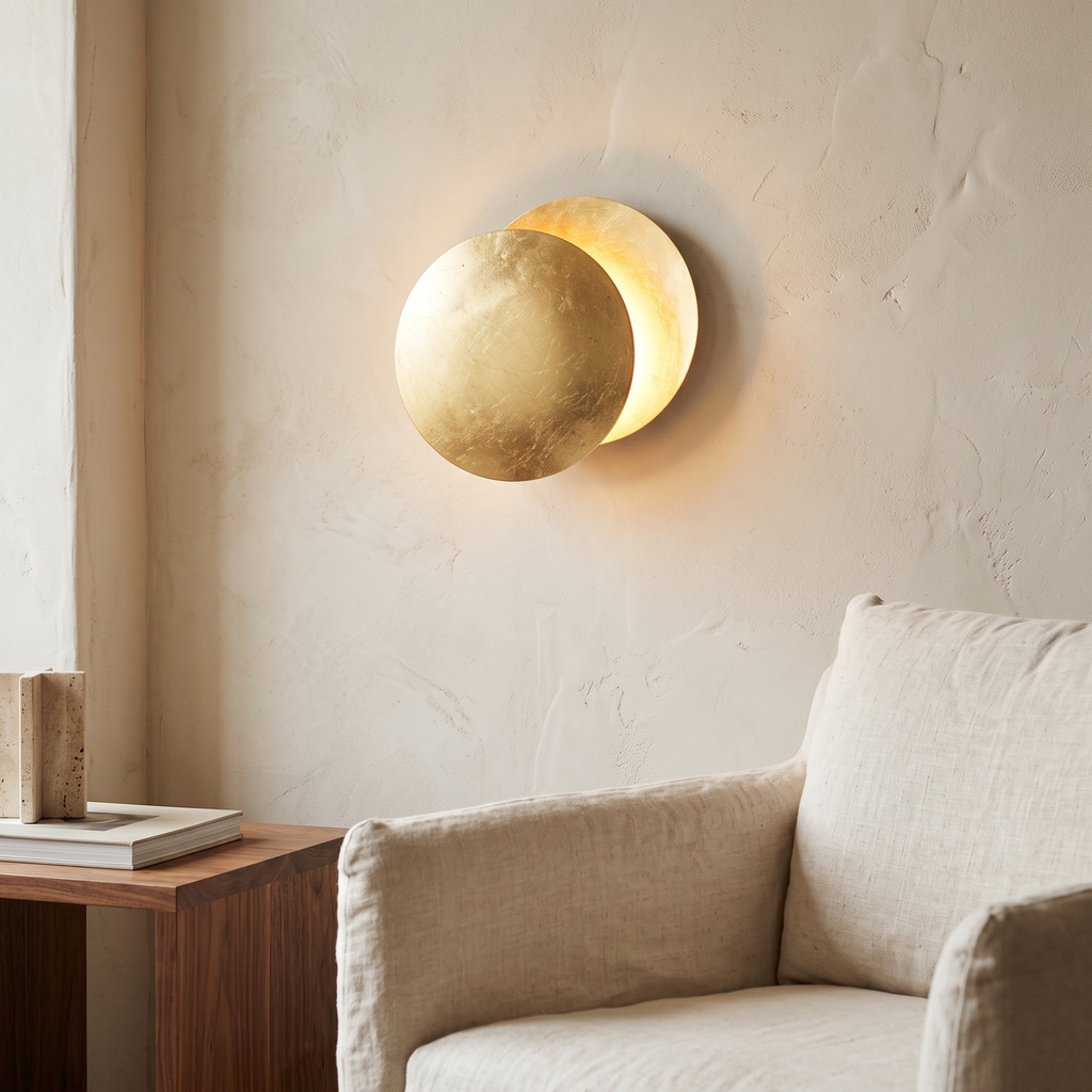 Lunaris Eclipse Disc LED Wall Light