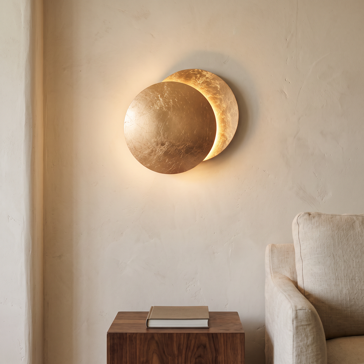 Lunaris Eclipse Disc LED Wall Light