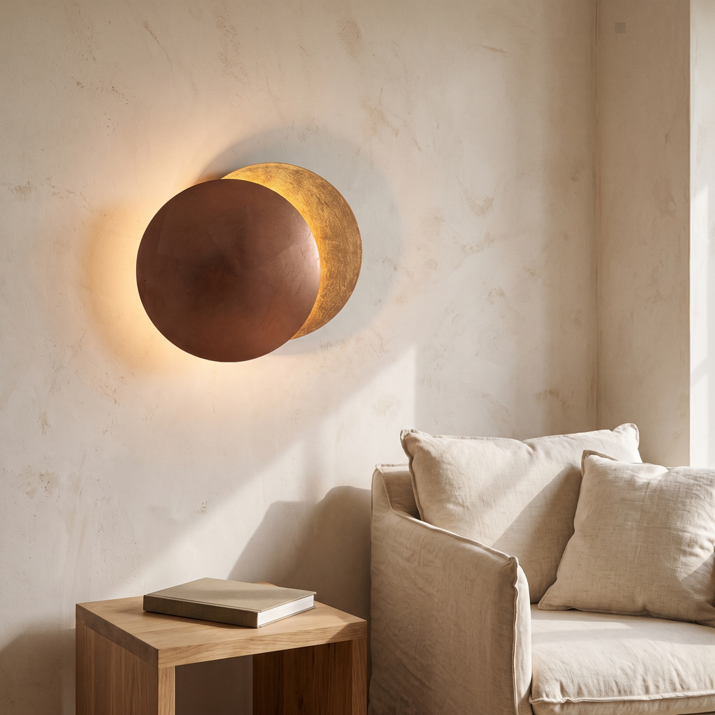 Lunaris Eclipse Disc LED Wall Light