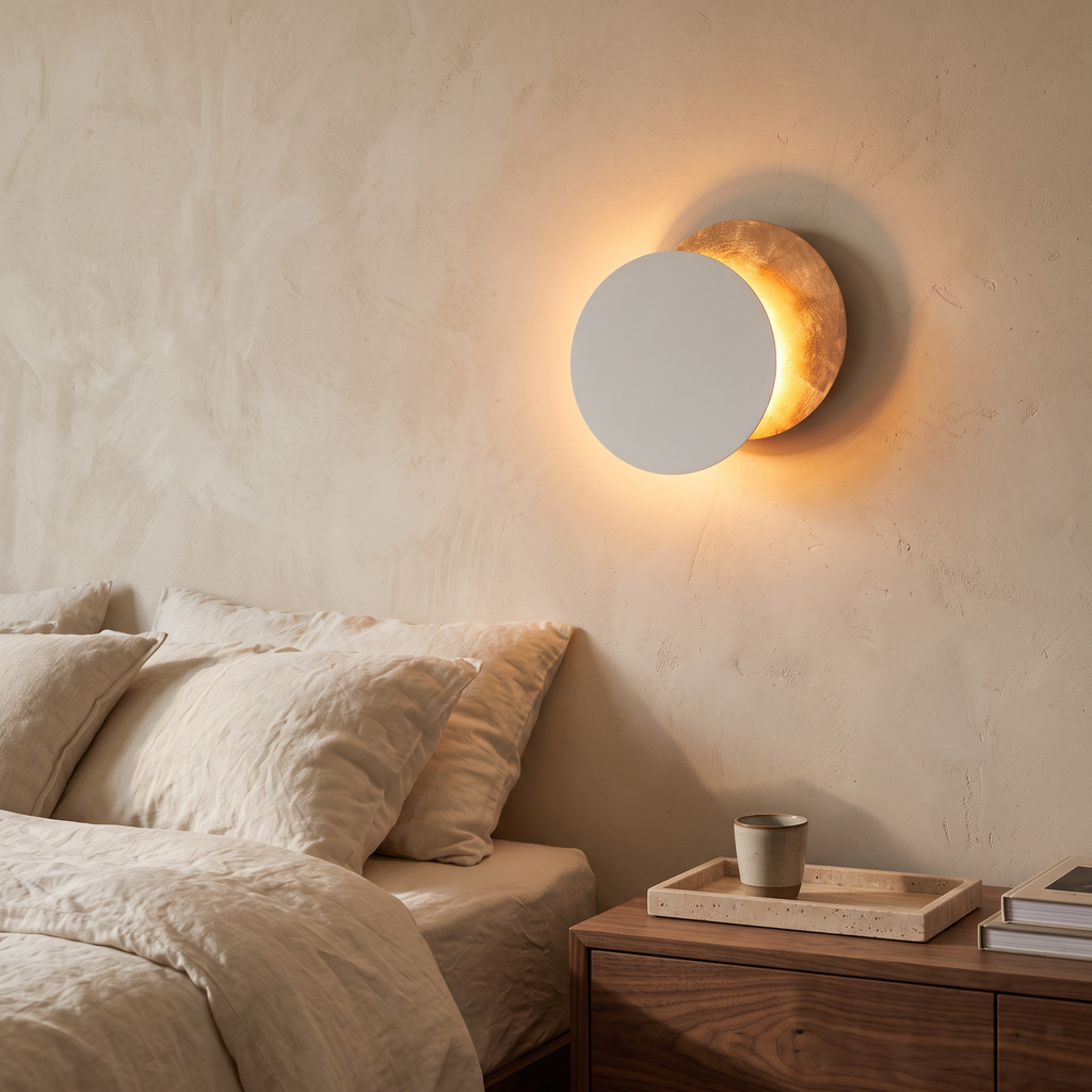Lunaris Eclipse Disc LED Wall Light