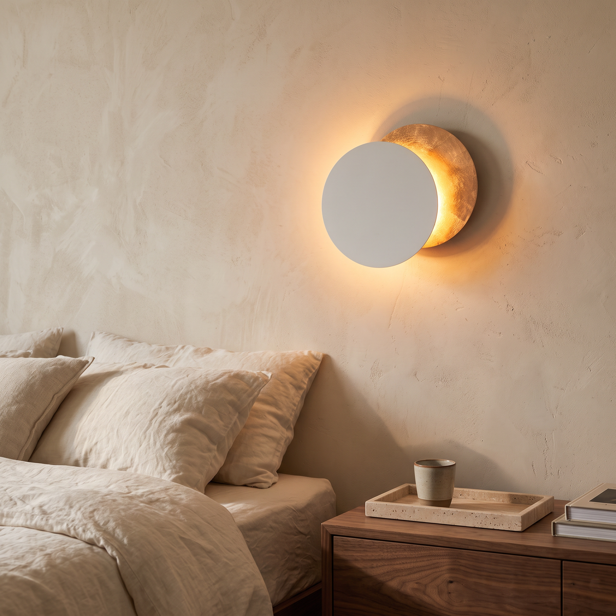 Lunaris Eclipse Disc LED Wall Light