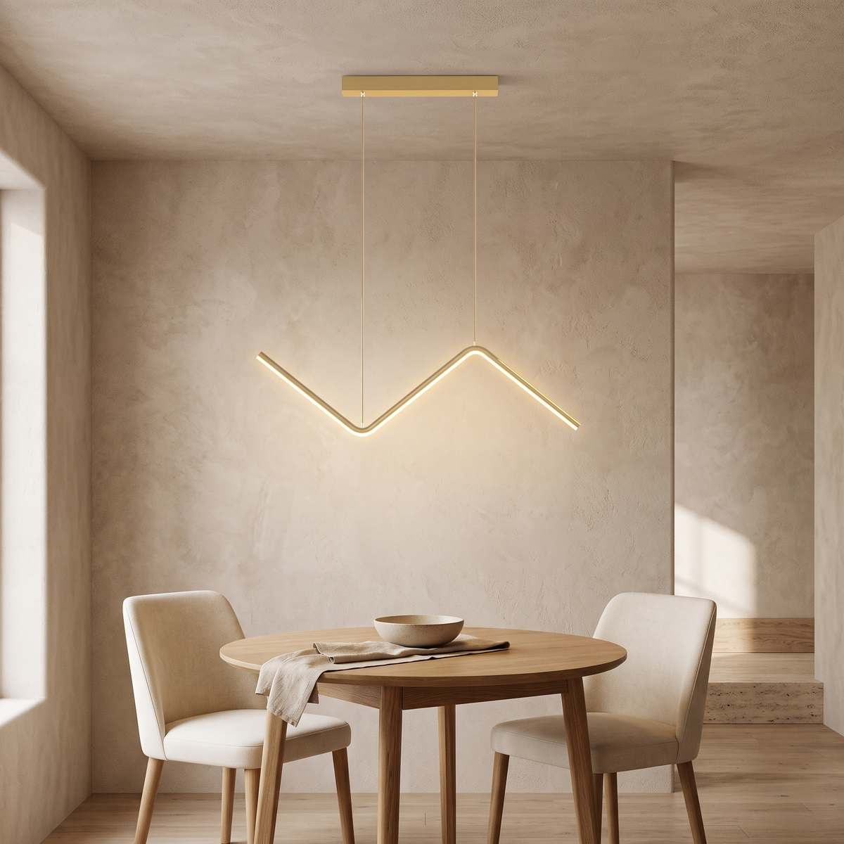 Aven Aluminium Linear Pendant Light