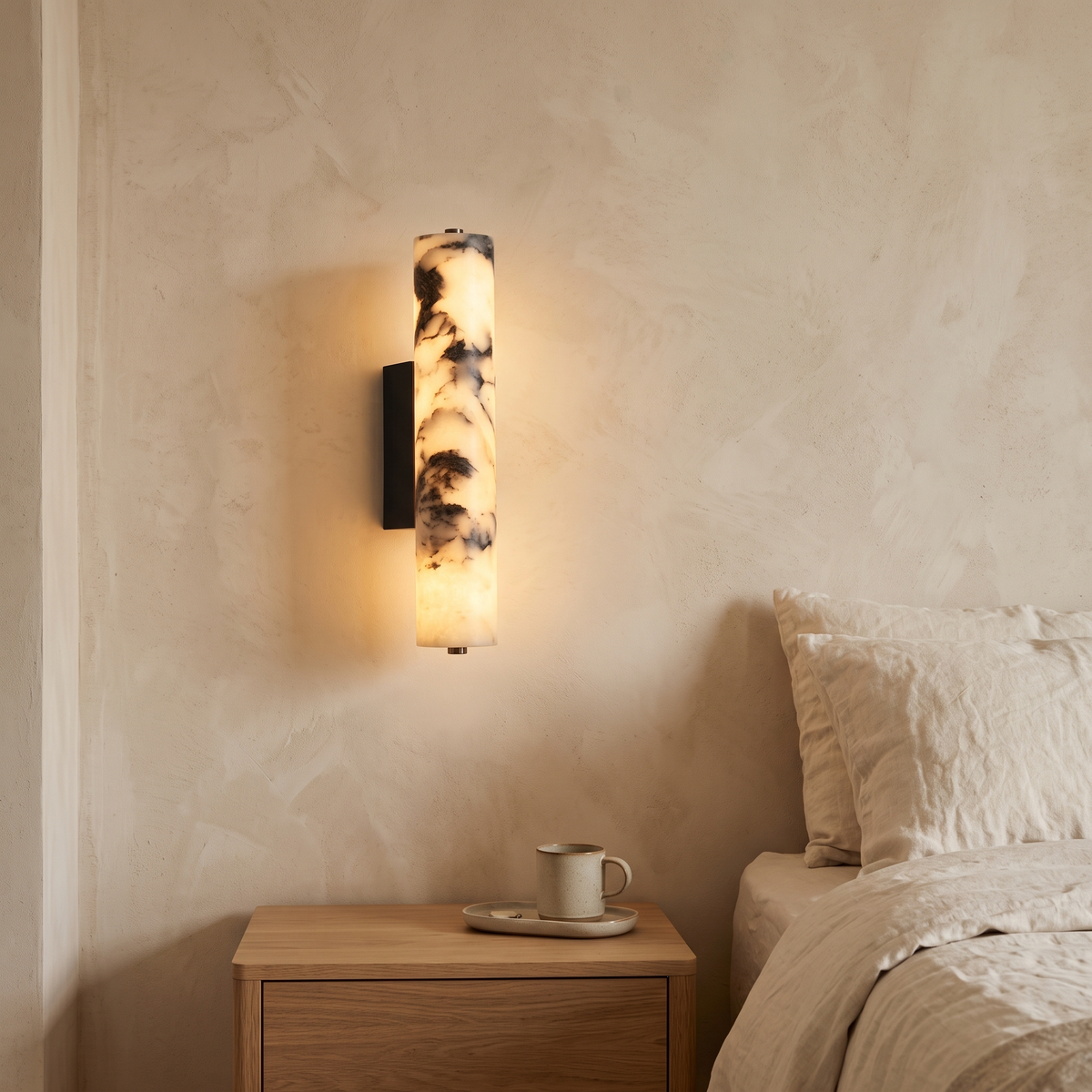 Luxestone Natural Marble LED Wall Light