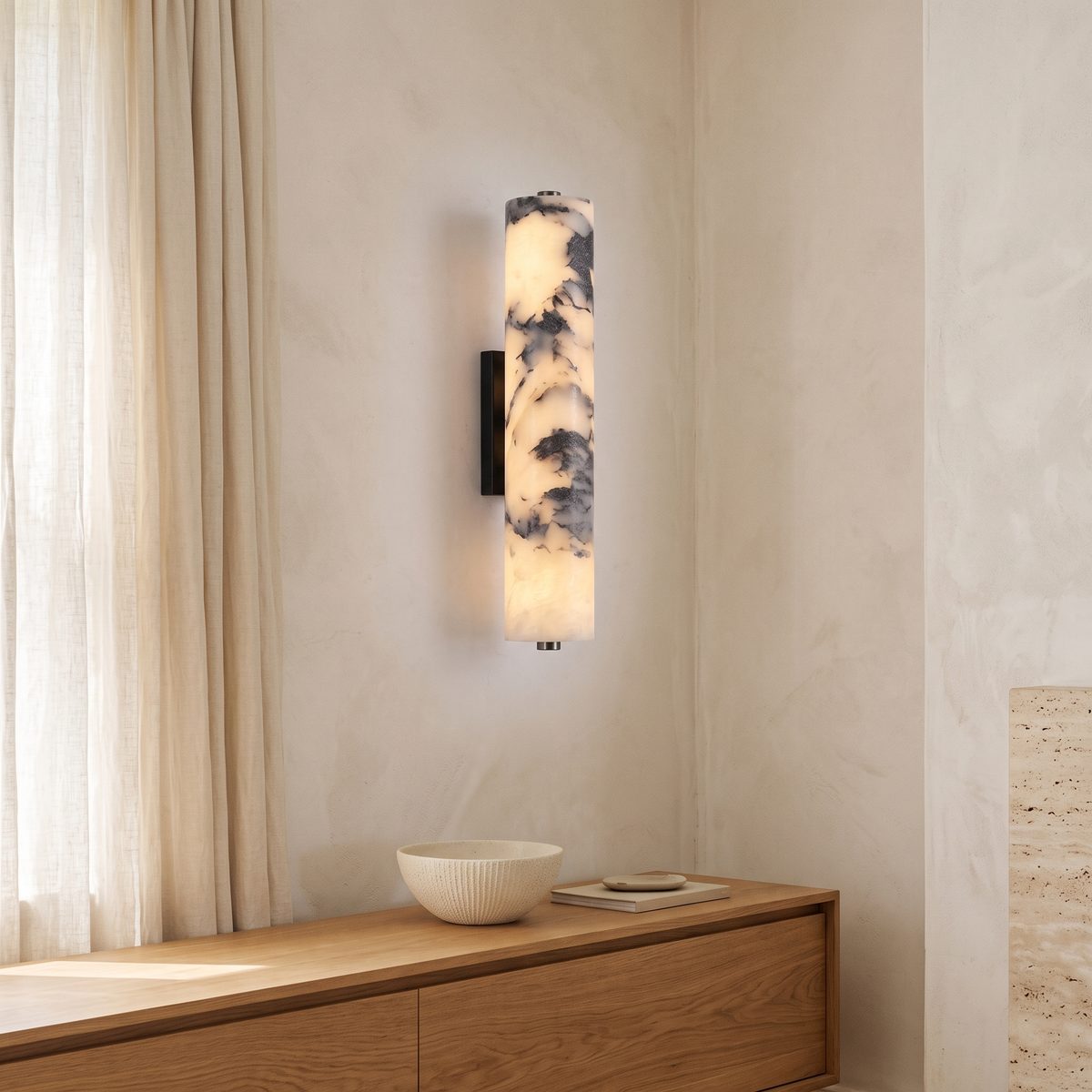 Luxestone Natural Marble LED Wall Light