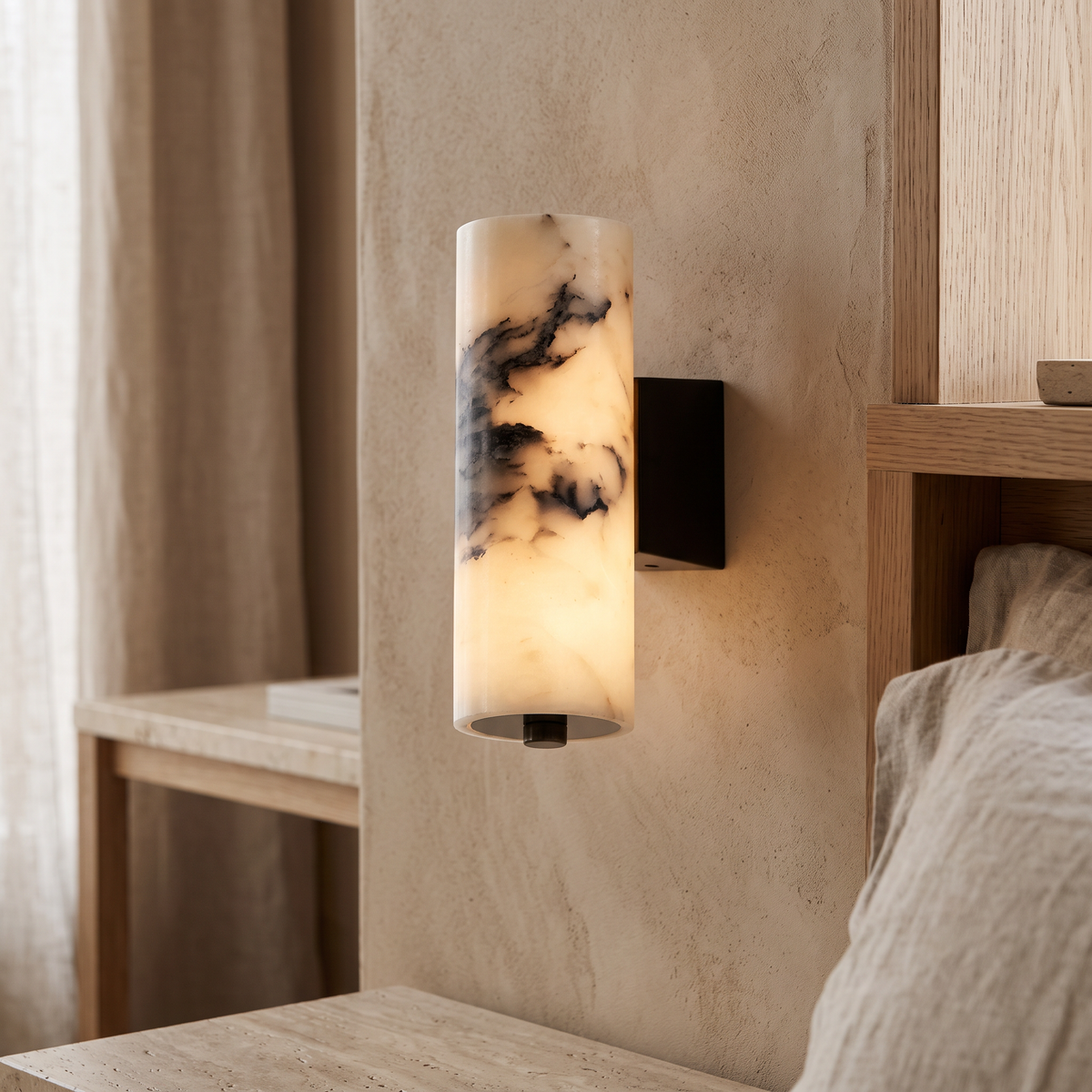 Luxestone Natural Marble LED Wall Light
