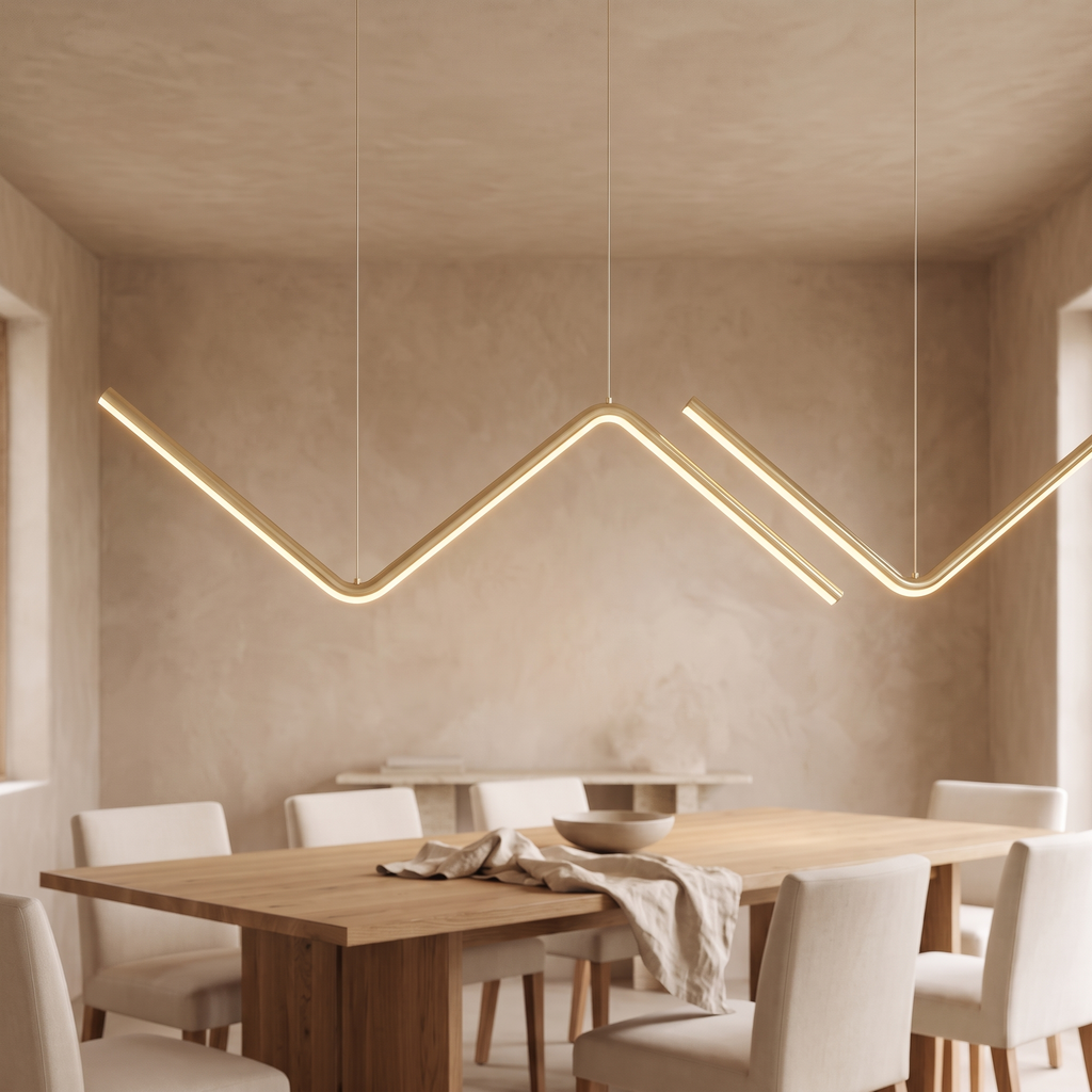Aven Aluminium Linear Pendant Light