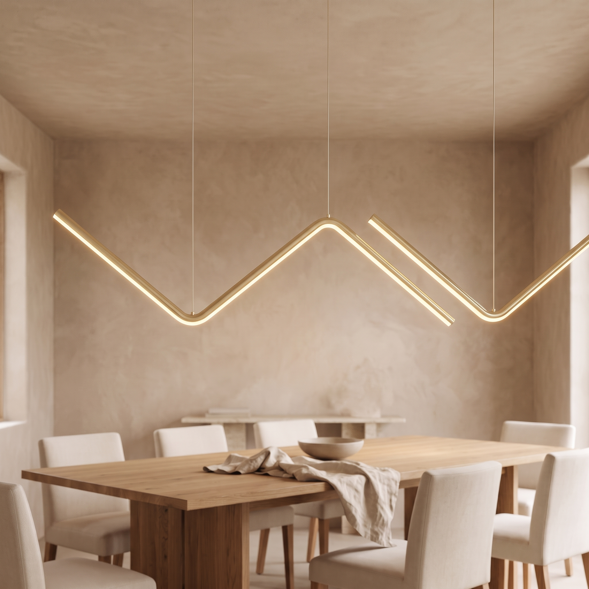 Aven Aluminium Linear Pendant Light
