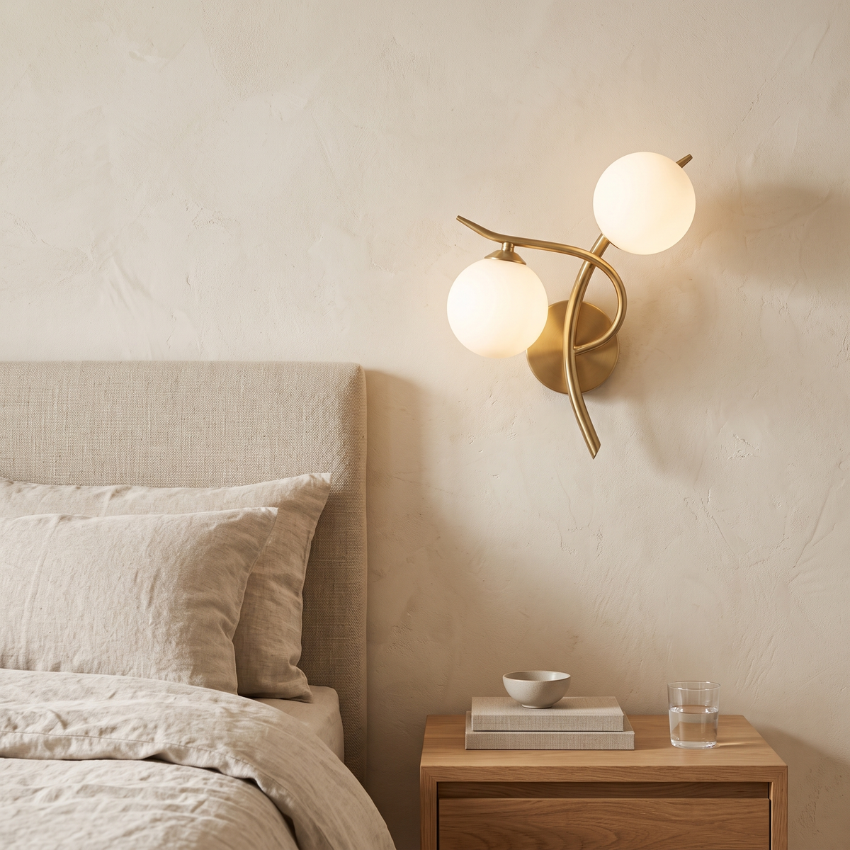 Lunara Dual Globe Wall Light