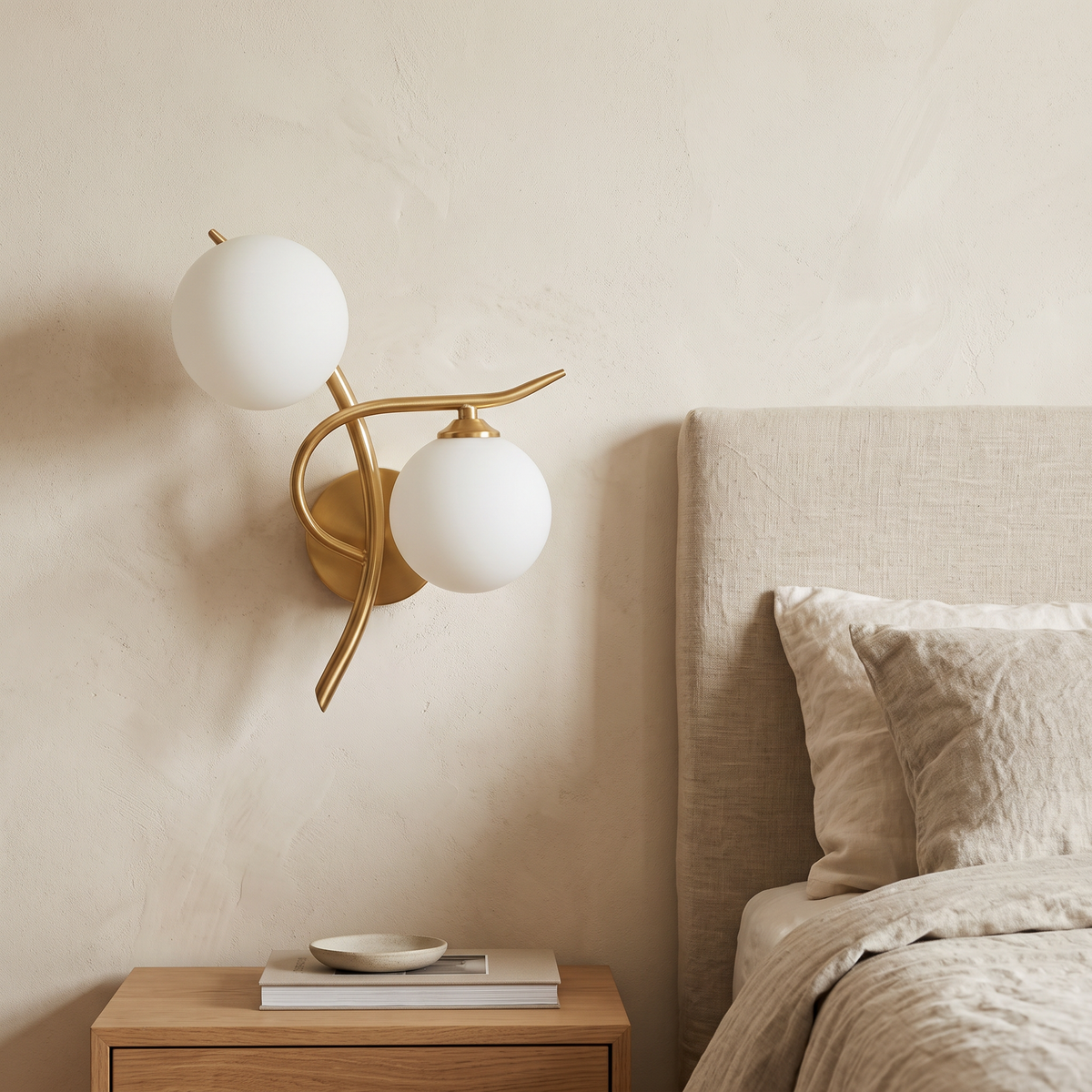 Lunara Dual Globe Wall Light