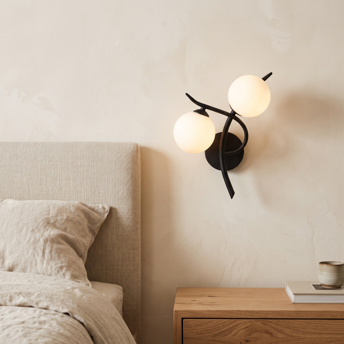 Lunara Dual Globe Wall Light