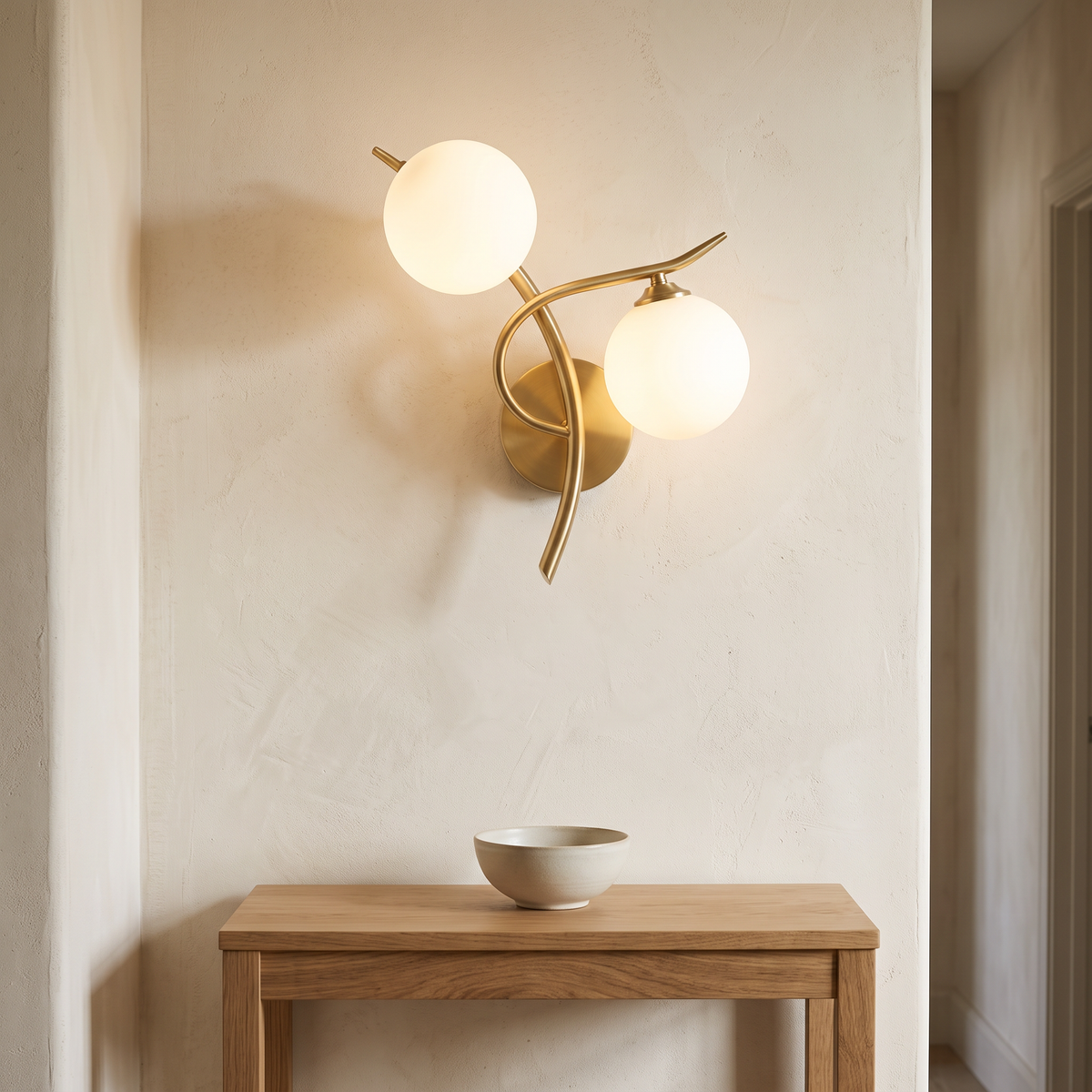 Lunara Dual Globe Wall Light
