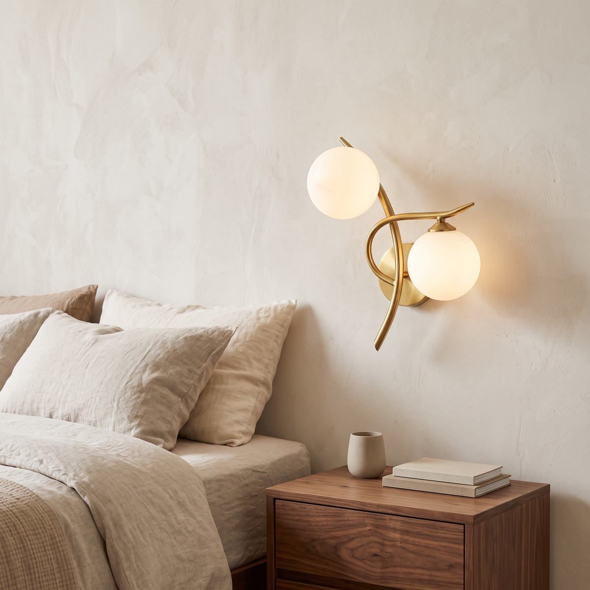 Lunara Dual Globe Wall Light